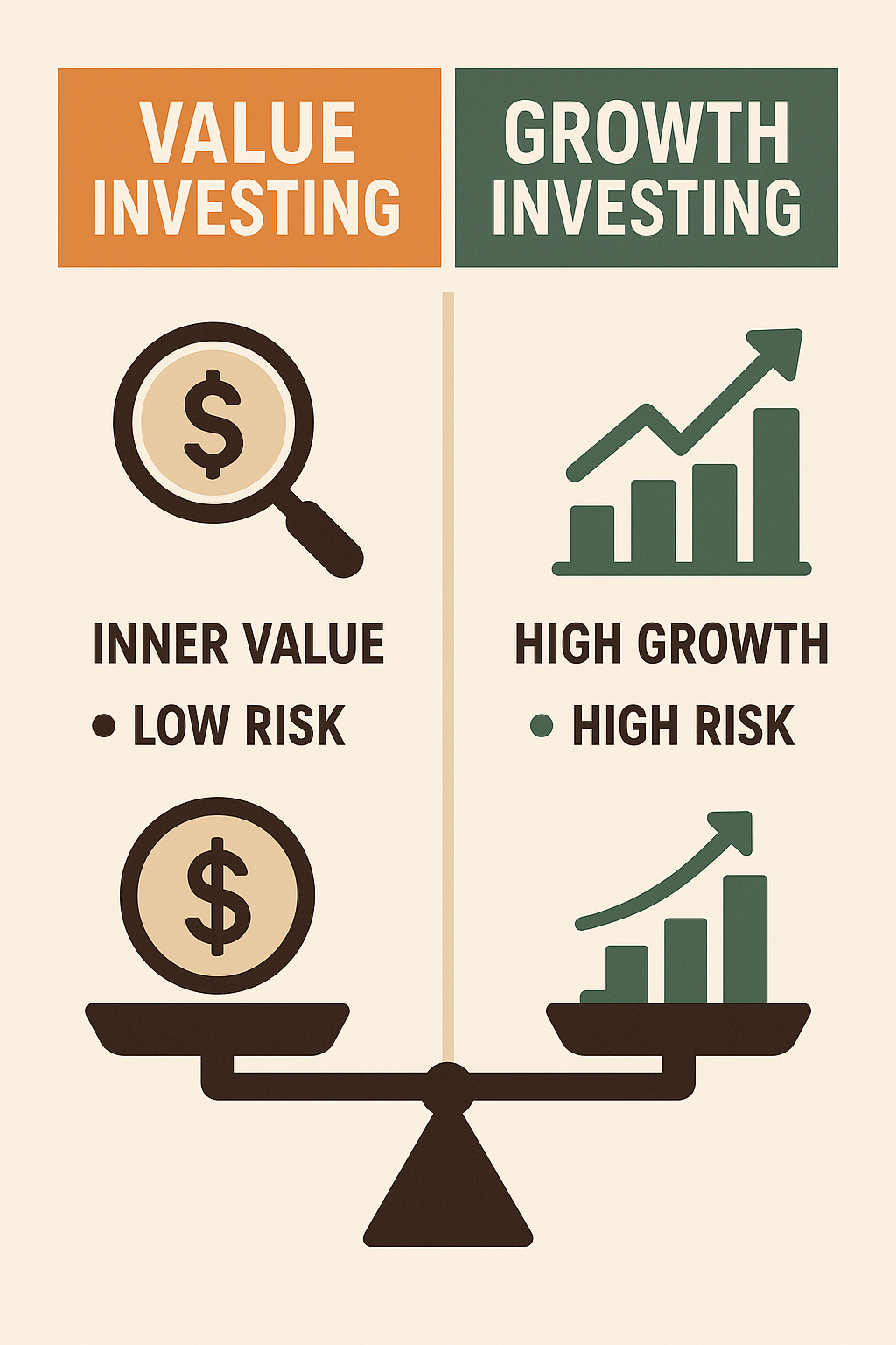 Value Investing vs. Growth Investing: Zwei beliebte Anlagestrategien im Vergleich