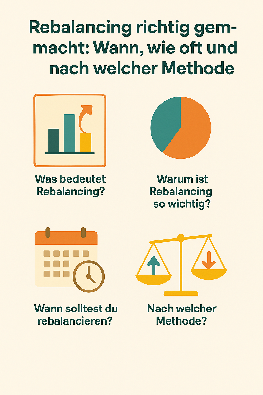 Rebalancing richtig gemacht: Wann, wie oft und nach welcher Methode