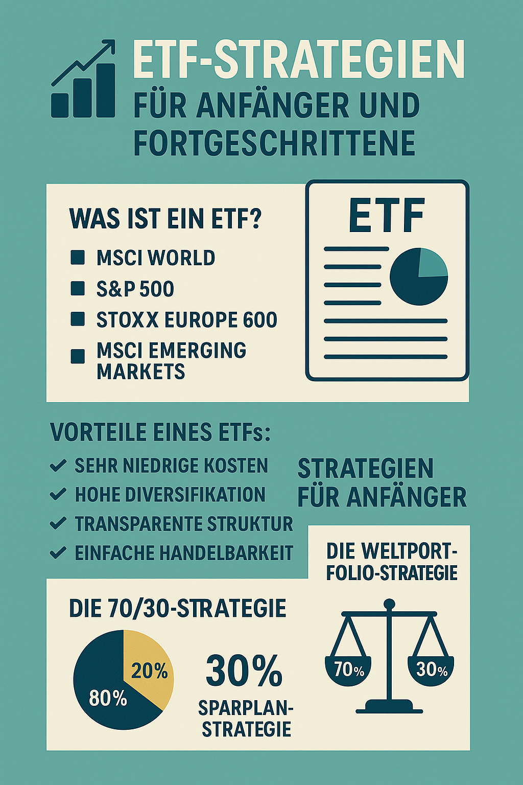 ETF-Strategien für Anfänger und Fortgeschrittene